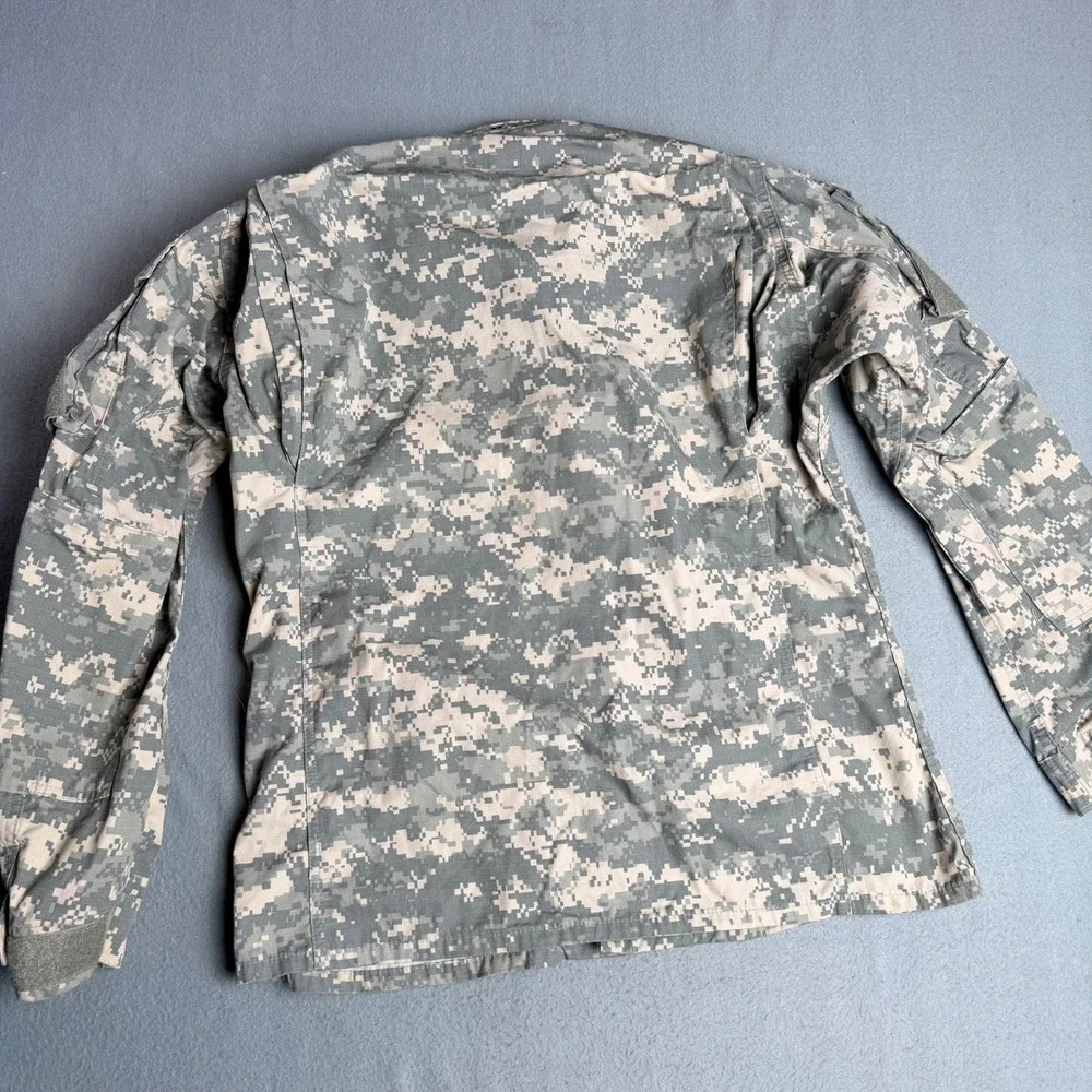 US Army ACU Digital Camo Combat Jacket UCP Military Field Coat Small Regular